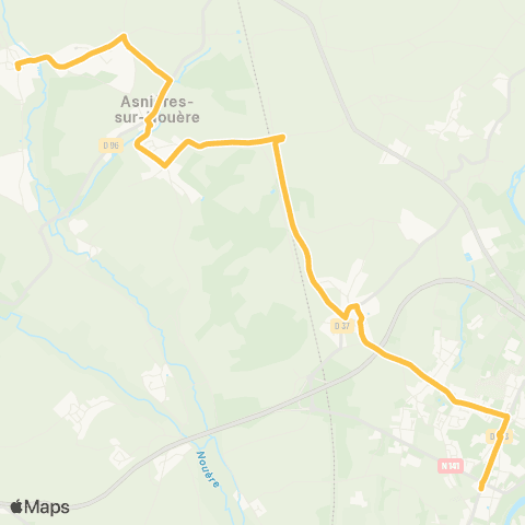 Möbius Fléac Rue Nouvelle - Asnières Neuillac map