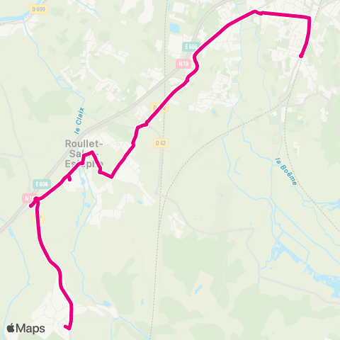 Möbius La Couronne Gallands - Claix Mairie map