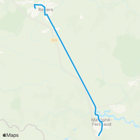 Mobilifées Martigné Ferchaud ZA Émile Bridel - Retiers Gare map