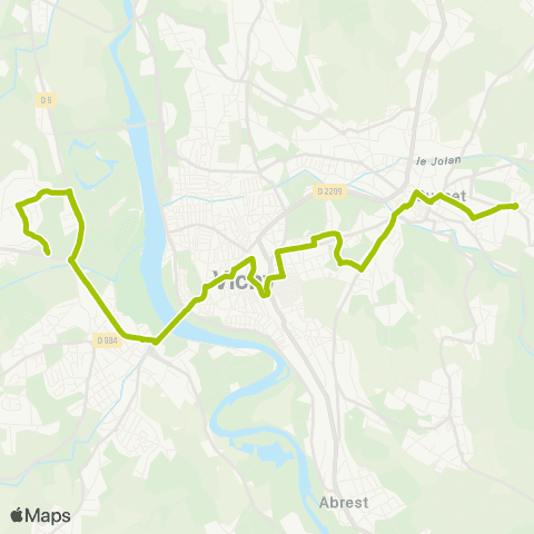Mobivie Cours Arloing - Stade aquatique map