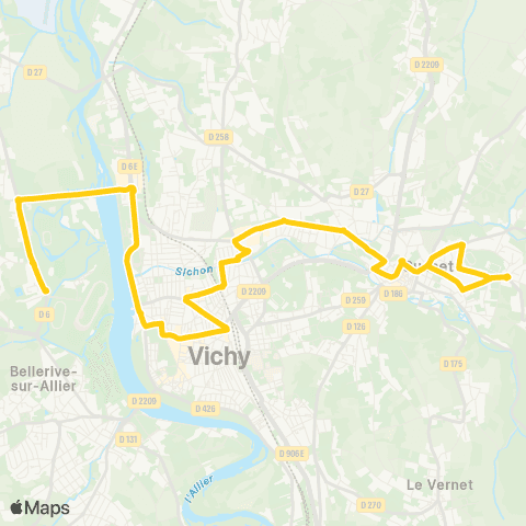 Mobivie Cusset Meunière - Cusset Centre - CREPS map
