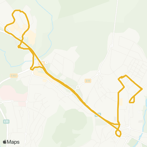 Moova Mobilités Brel <> Pusey Oasis map