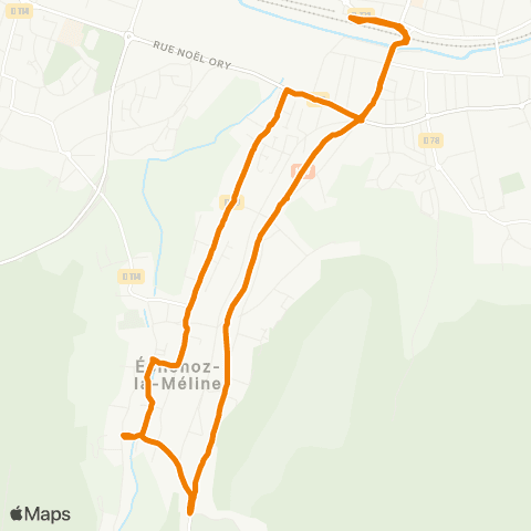 Moova Mobilités PEM <> Echenoz Solborde map