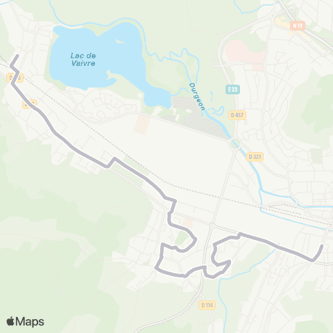 Moova Mobilités Direct 1 map