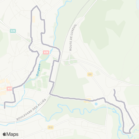 Moova Mobilités Direct 5 map