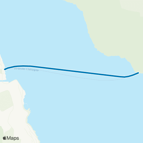 FRAM Liabygda-Stranda map