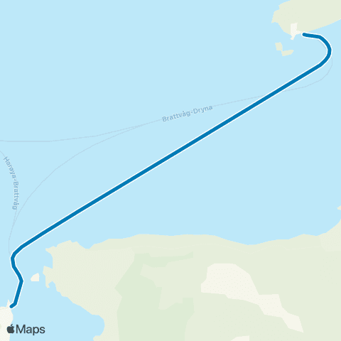 FRAM Brattvåg-Dryna map