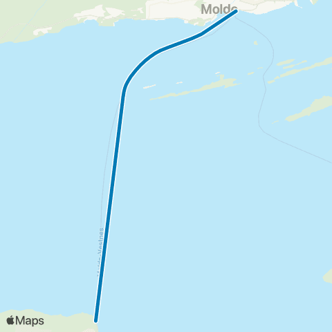 FRAM Molde-Vestnes map