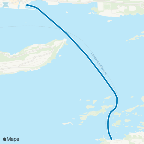 FRAM Ålesund-Langevåg map