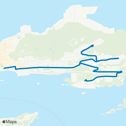 FRAM Serviceruta map