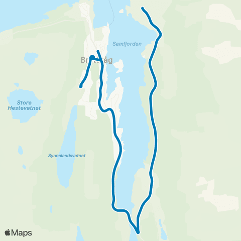 FRAM Brattvåg-Hellandshamn map