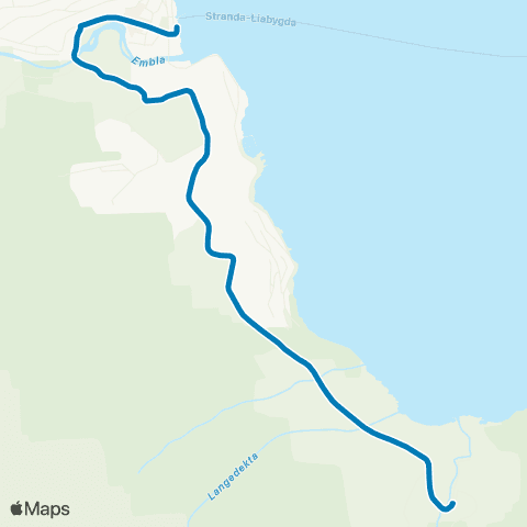 FRAM Stranda-Kjølås-Skarbø-Opshaug map
