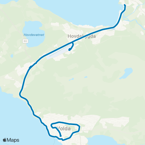FRAM Ørsta-Volda map