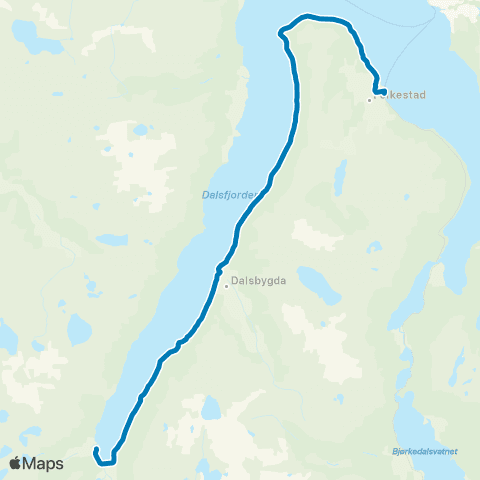 FRAM Åmelfot-Dalsbygd-Folkestad map
