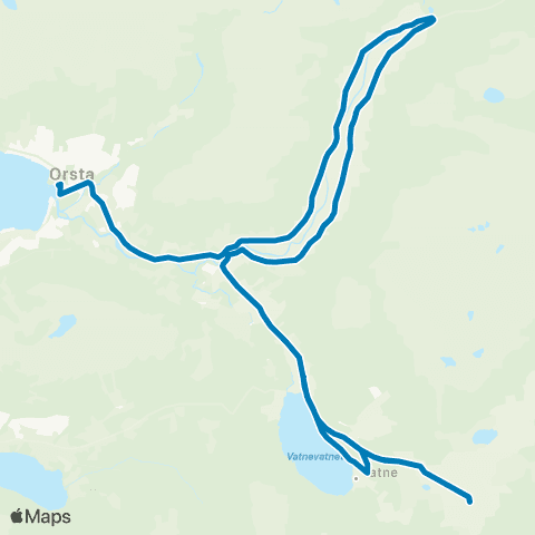 FRAM Skoleturer Ørsta Volda map