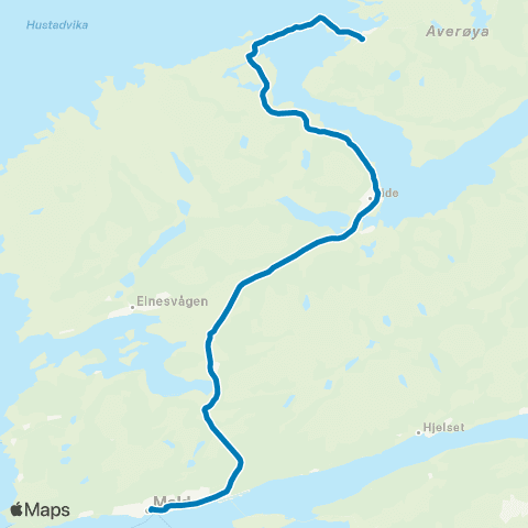 FRAM Molde-Eide-Averøy map