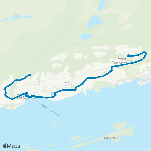 FRAM Hatlelia-Bergmo-Nordbyen map