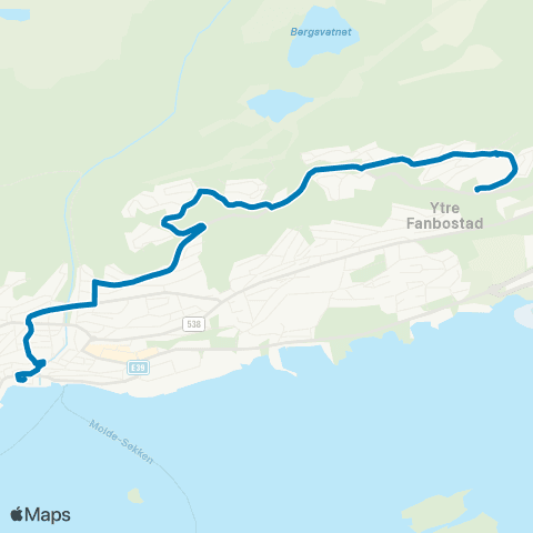 FRAM Sentrum-Granlia-Nordbyen map