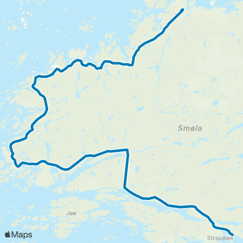 FRAM Hopen-Straumen (Vestsida) map