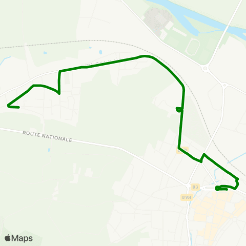 Mouvéo Épernay Gare rout. / Mardeuil Henri Martin map