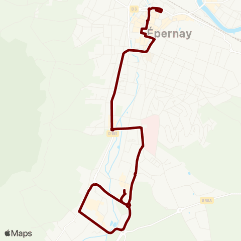 Mouvéo Épernay Gare rout. / Pierry les Forges map
