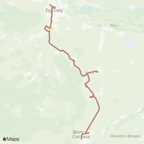 Mouvéo Vertus - Épernay Gare map