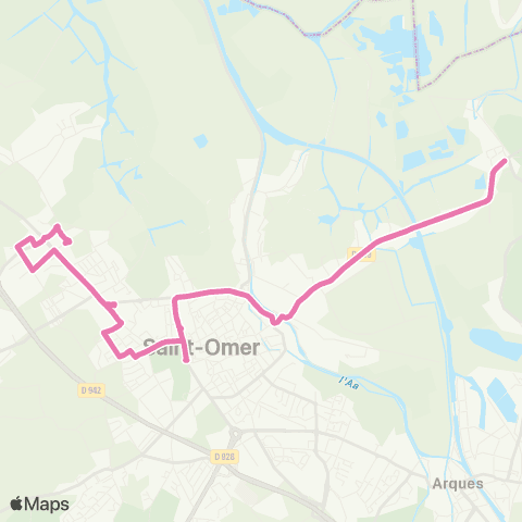 Mouvéo Clairmarais (Mairie) > St-Martin-Lez-Tatinghem (Emmaüs / Mairie) map