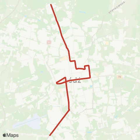MPK Łódź  map