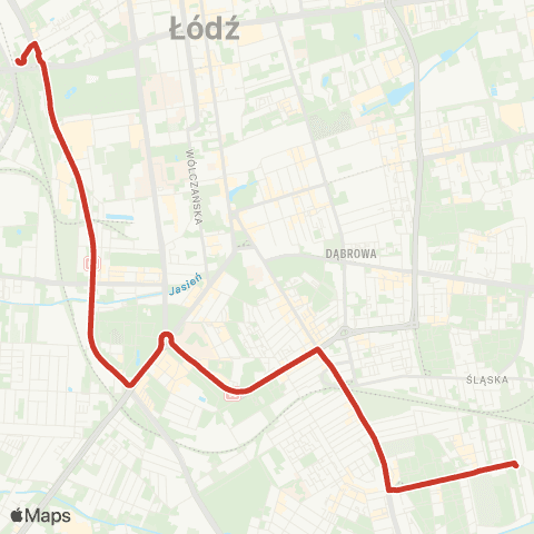 MPK Łódź  map