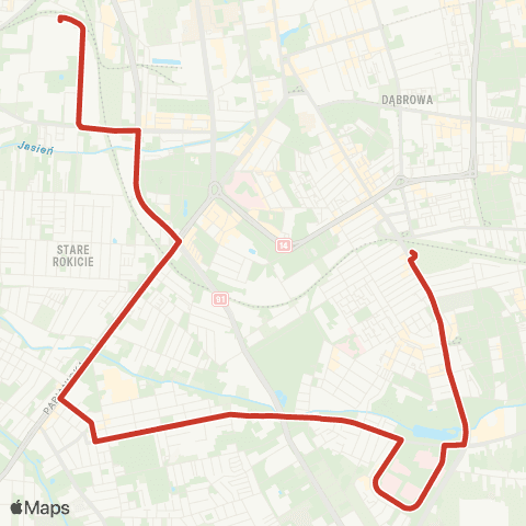 MPK Łódź  map