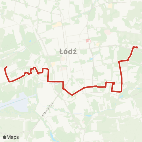 MPK Łódź  map