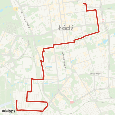 MPK Łódź  map