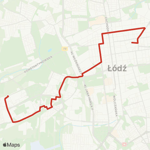MPK Łódź  map