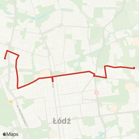 MPK Łódź  map