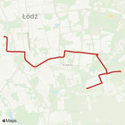 MPK Łódź  map