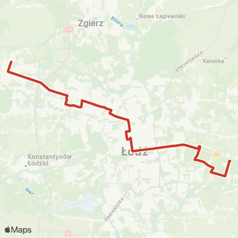 MPK Łódź  map