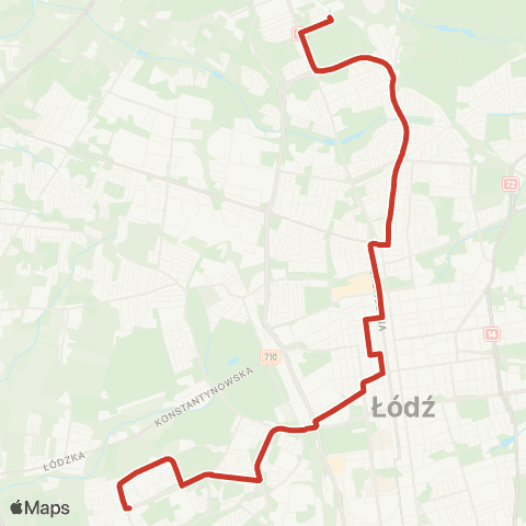 MPK Łódź  map