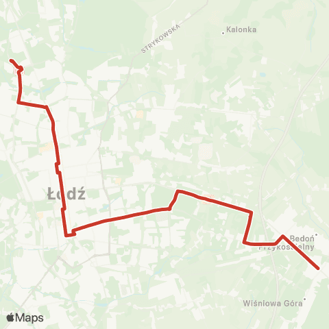 MPK Łódź  map