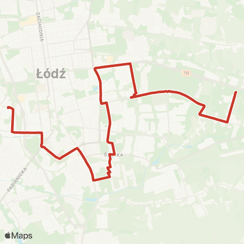 MPK Łódź  map