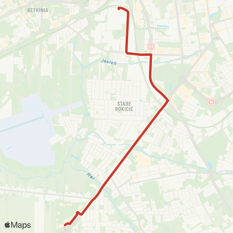 MPK Łódź  map