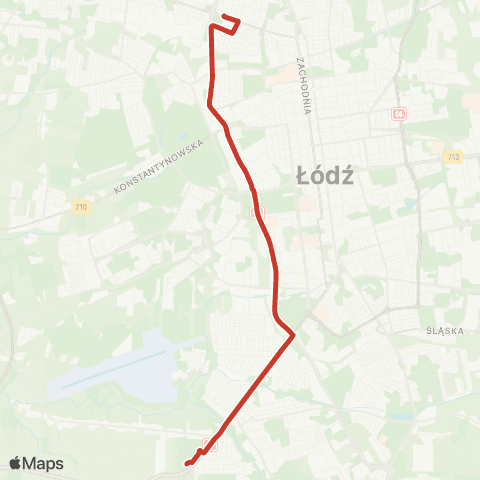 MPK Łódź  map