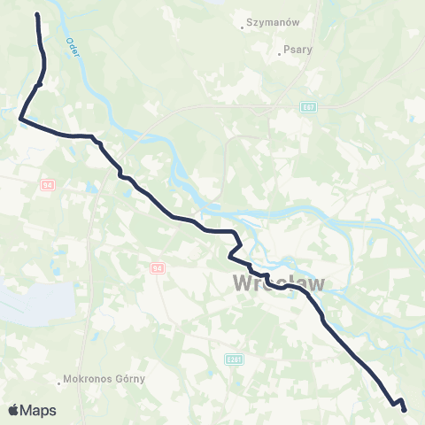 MPK Wrocław  map