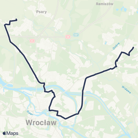 MPK Wrocław  map