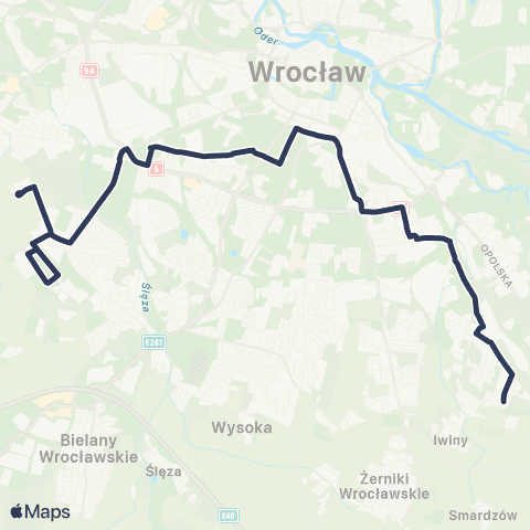 MPK Wrocław  map