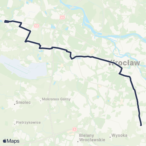 MPK Wrocław  map