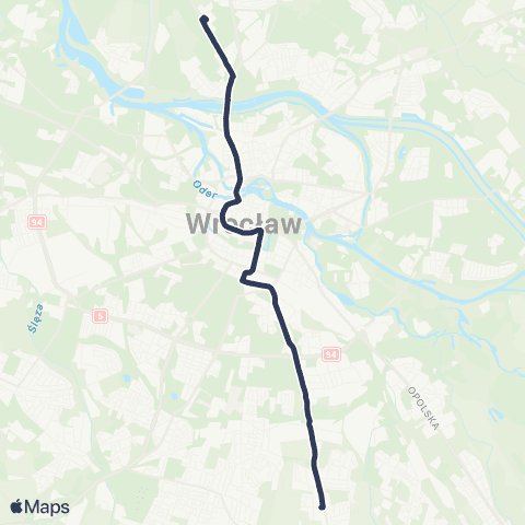 MPK Wrocław  map