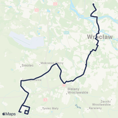 MPK Wrocław  map