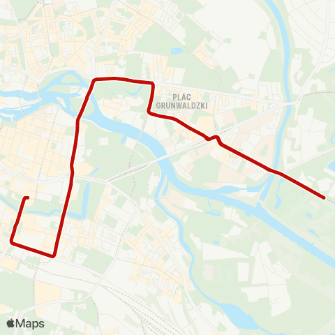 MPK Wrocław Zoo — Opera map