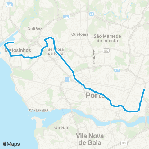Metro do Porto - map