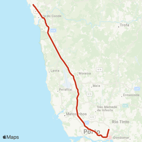 Metro do Porto - map